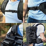 thumbnail of HMF 15401-02 Outdoor Kamerarucksack mit Rasterschaumstoff, Fotorucksack groß, 47,5 x 38 x 22,5 cm