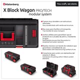 thumbnail of Kistenberg X Block Wagon PRO/TECH Caixa de Ferramentas com Rodas 38 x 79,5 x 30,7 cm