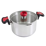 thumbnail of KOPF Topfset Nelo aus Edelstahl, Induktion, Kochtopfset mit intelligenter Abgießhilfe, 9-teilig