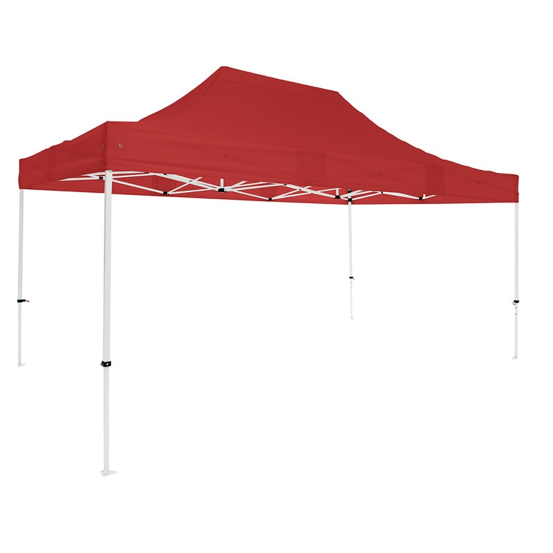 Carpa Cenador Plegable Profesional Aluminio Expert 3x4,5 Rojo | Estructura Hexagonal 40x40x1,6 mm | Resistente para Exterior y Eventos