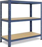 thumbnail of shelfplaza HOME 100x30x40 cm Schwerlastregal in blau mit 3 Böden und 175 kg Traglast pro Boden