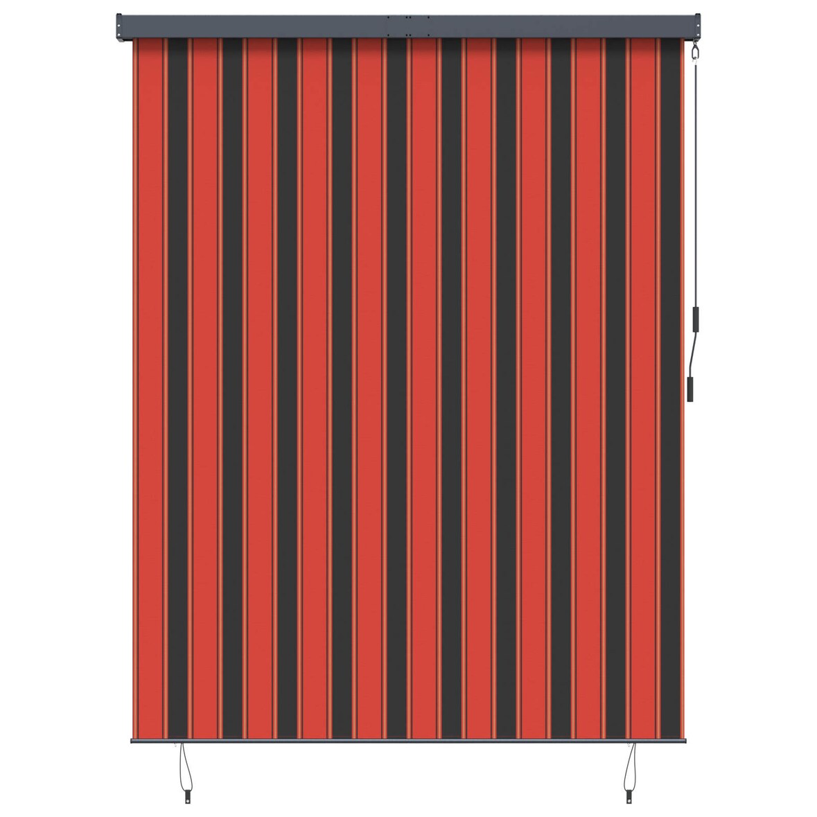 vidaXL Rolgordijn Oranje en Bruin 200 x 250 cm Stof en Aluminium