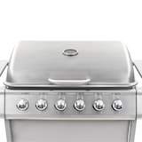 thumbnail of vidaXL Gasgrill mit 6 Flammen Edelstahl Silbern