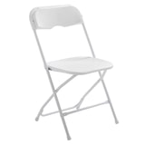 thumbnail of Rekkem set carrello 105 x 48 x 116cm + sedia pieghevole 40 x 45 x 81cm x50 Bianco