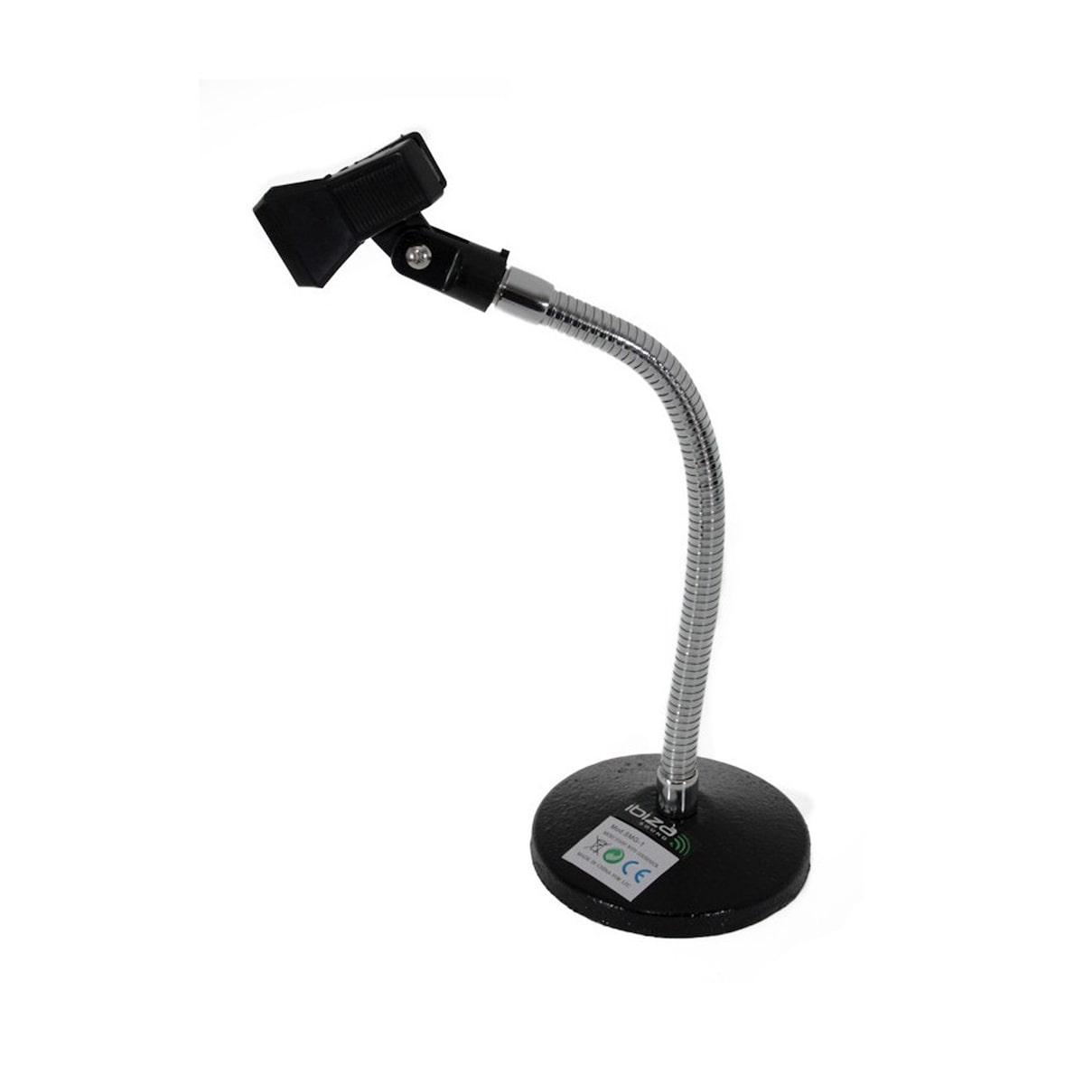 Pieds de table pour micro avec pince IBIZA SMG-1