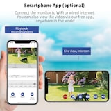 thumbnail of SecuFirst CWL401W Met 7 inch monitor en 1x Draadloze Beveiligingscamera - Wit