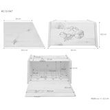 thumbnail of Metallfreie Brotbox mit Klappe und Gravur aus Zirbenholz Massiv Brotkasten 40.10-047