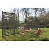 thumbnail of Celosía fija decorativa en PP  MOSAIC 1x2m OXIDO