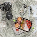 thumbnail of APS 66901 Hochwertige Edelstahl Lunchbox / Brotdose 1.100 ml inkl. Trennwand / auslaufsichere Frischhaltedose