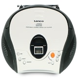 thumbnail of Lenco SCD-24 white - Tragbares FM-Radio mit CD-Player - Kopfhöreranschluß - Weiß