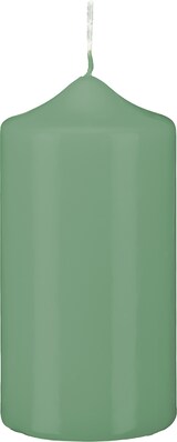 thumbnail of 6 Stumpen Kerzen Spitzkopf Seemoos Seafoam 200 x Ø 80 mm
