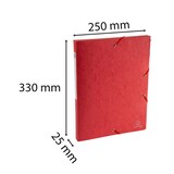 thumbnail of Exacompta 50705E 10x Archivbox Scotten, Rücken 25mm mit Etikett, aus Colorspan-Karton 600g/qm, 25x33cm für DIN A4 - Rot