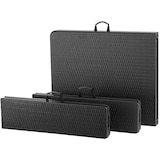 thumbnail of tectake Campingtafelset Vani inklapbaar in wicker-look - zwart-wicker look - 404528