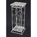 thumbnail of DanDiBo Blumenhocker Metall Weiß Eckig 77 cm Blumenständer 20304 Blumensäule Beistelltisch Pflanzenständer