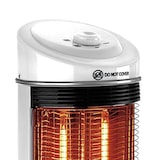 thumbnail of Calefactor auxiliar eléctrico 1200W Superficie oscilante 25 m² AIRE EXTERIOR