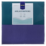 thumbnail of METRO PROFESSIONAL Airlaid Servietten, 40 x 40 cm, 1/4 Falz, 4-lagig, lila, 60 Stück
