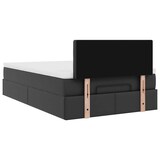 thumbnail of vidaXL Ottoman-Bett mit Matratze Schwarz 120x190 cm Kunstleder