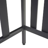 thumbnail of Verkleidung für Klimaanlage/Wärmepumpe HWC-K58, Abdeckung Schutzgitter Pflanzenregal, Metall 80x90x39cm ~ grau
