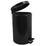 thumbnail of WellHome - Pattumiera da bagno 12L con pedale in acciaio inox 25x32x39,5 cm colore Nero - PBA