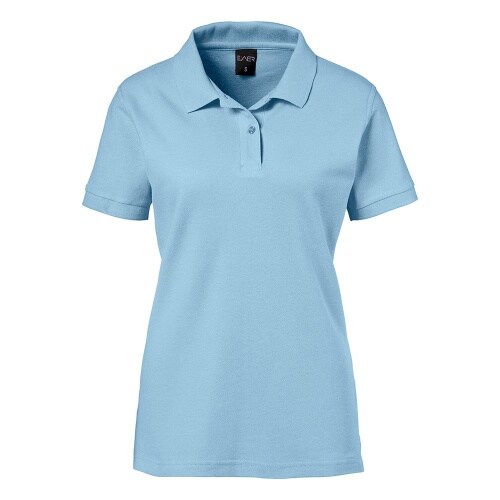 Damenpoloshirt Fb. light blue Gr. M : light blue : M : 100% Baumwolle 180 g/m²