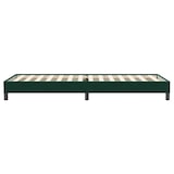 thumbnail of vidaXL Boxspringbett ohne Matratze Dunkelgrün 100x220 cm Samt