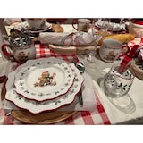 thumbnail of Trinkglas 9,5cm - Glas Mistel & Beeren Glasgeschirr Wasserglas Saftglas Limonadenglas Gläser Weihnachten Glasbecher Trinkbecher Cocktailglas Grün Rot