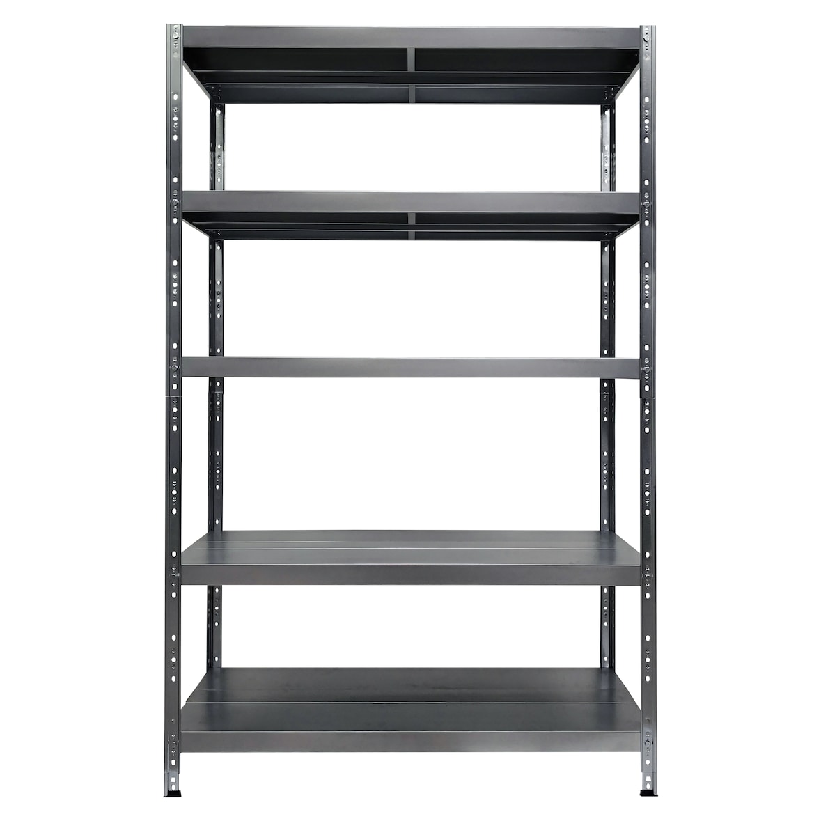 Grima, scaffale in kit , cm.100X50X195h, metallo, 5 piani,montaggio ad incastro, zincato.