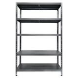 thumbnail of Grima, scaffale in kit , cm.100X50X195h, metallo, 5 piani,montaggio ad incastro, zincato.