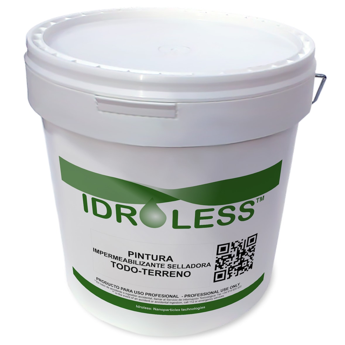 Tinta selante impermeável para todos os terrenos (5 kg - Azulejo) - Adere a todos os tipos de superfícies, mesmo as molhadas. Repara fissuras