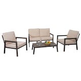 thumbnail of Set HWC-L64, set salotto da giardino set salotto da giardino, metallo ~ rivestimento bianco panna