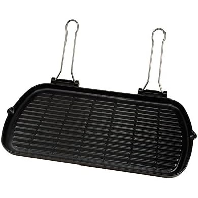 ILSA Poêle à griller rectangulaire en fonte Maxidietella 27x50 cm