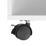 thumbnail of Relaxdays Rollcontainer mit 3 Fächern, Büro Beistellcontainer, mit Rollen, Büroschrank, HxBxT: 35,5 x 40 x 30 cm, weiß