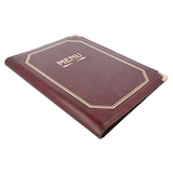 thumbnail of Garcia de Pou - Porte Menu 8 Pochettes Din-A4 25,5X33 Cm Bordeaux Pvc