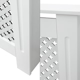 thumbnail of ECD Germany Heizkörperverkleidung Wabenmuster 112x19x82 cm Weiß, MDF lackiert, Heizungsverkleidung Heizkörperabdeckung für Wohnzimmer & Schlafzimmer