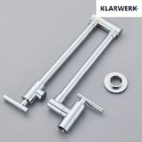 thumbnail of NILS | Grifo de Agua Fría de Pared de Un Orificio Cromo | Cocina profesional Grifo de acero inoxidable | plegable con grifo abatible