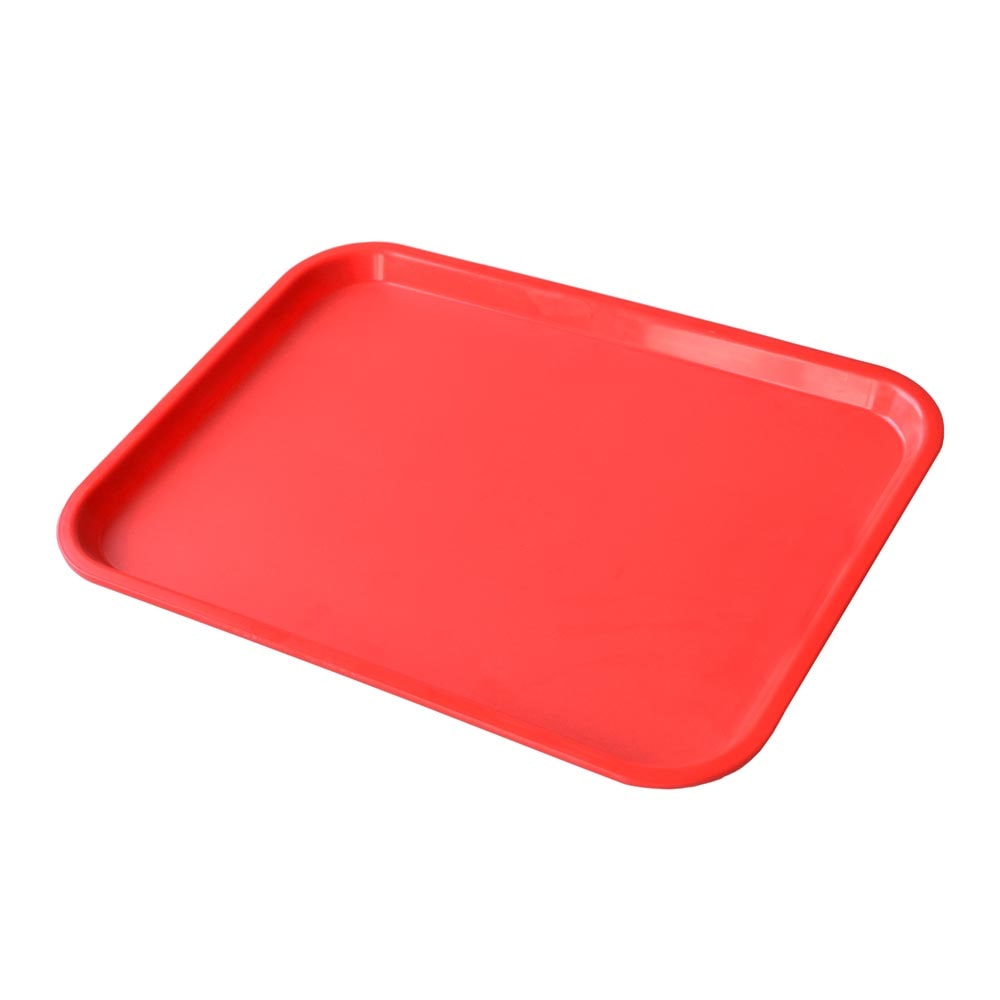 Plateau de Service - Rouge - 41 x 30 cm - Polypropylène - par 5