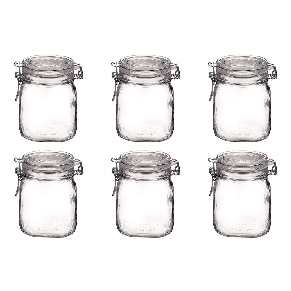 Rocco Bormioli Vorratsglas Fido Einmachglas 75 cl 6 Stück