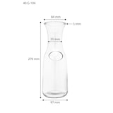 thumbnail of Rustikale Glas-Karaffe mit oder ohne Zirben-Kugel V-40.G-104