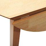 thumbnail of Table à manger naturel bois massif et caoutchouc Modèle Helios Panorama Élite