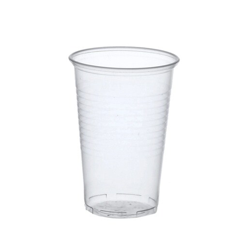 Pro Pac 1600 Trinkbecher, PP 0,5 l Ø 9,5 cm · 13,7 cm transparent mit Schaumrand (95489, 32x50 Stück)