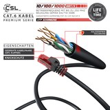 thumbnail of CSL Cat 6 Gigabit Ethernet LAN Kabel - mehrfach geschirmt - UTP Gigabit - 1000 Mbit/s - Patchkabel - Netzwerkkabel - 5m