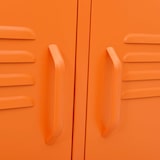 thumbnail of Mueble para TV de acero naranja 105x35x50 cm