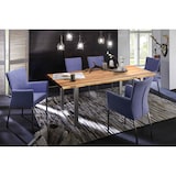 thumbnail of SIT Möbel Baumkante-Esstisch 200 x 100 cm | Tischplatte Akazie natur | Gestell Stahl silbern | B 200 x T 100 x H 77 cm | 07100-85 | Serie TABLES & CO