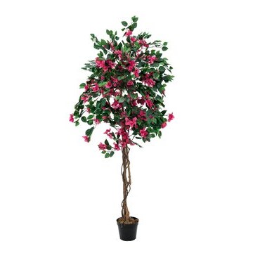 EUROPALMS Bougainvillea, Kunstpflanze, magenta, 180cm