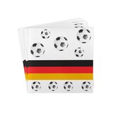 thumbnail of Sovie HOME Serviette Flagge Fussball aus Linclass® Airlaid 40 x 40 cm, 12 Stück