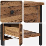 thumbnail of vidaXL Nachttisch 2 pcs Altholz 32 x 42 x 70 cm Holzwerkstoff