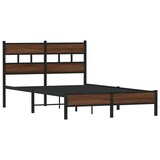 thumbnail of vidaXL Bedframe zonder matras bewerkt hout bruin eikenkleur 120x190 cm