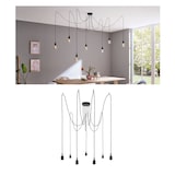 thumbnail of Paulmann Neordic Luminaire en suspension Ketil  E27   max. 7x60W Noir gradable Silicone#Métal 50390