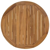 thumbnail of vidaXL Gartentisch Ø109x74 cm Massivholz Teak