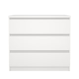 thumbnail of WellHome - Commode de Chambre avec 3 Tiroirs en coloris Blanc 77 x 50 x 71 cm - Sil White
